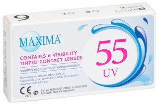 Мягкие контактные линзы Контактні лінзи Maxima 55 UV. Фото №1 - linza.com.ua